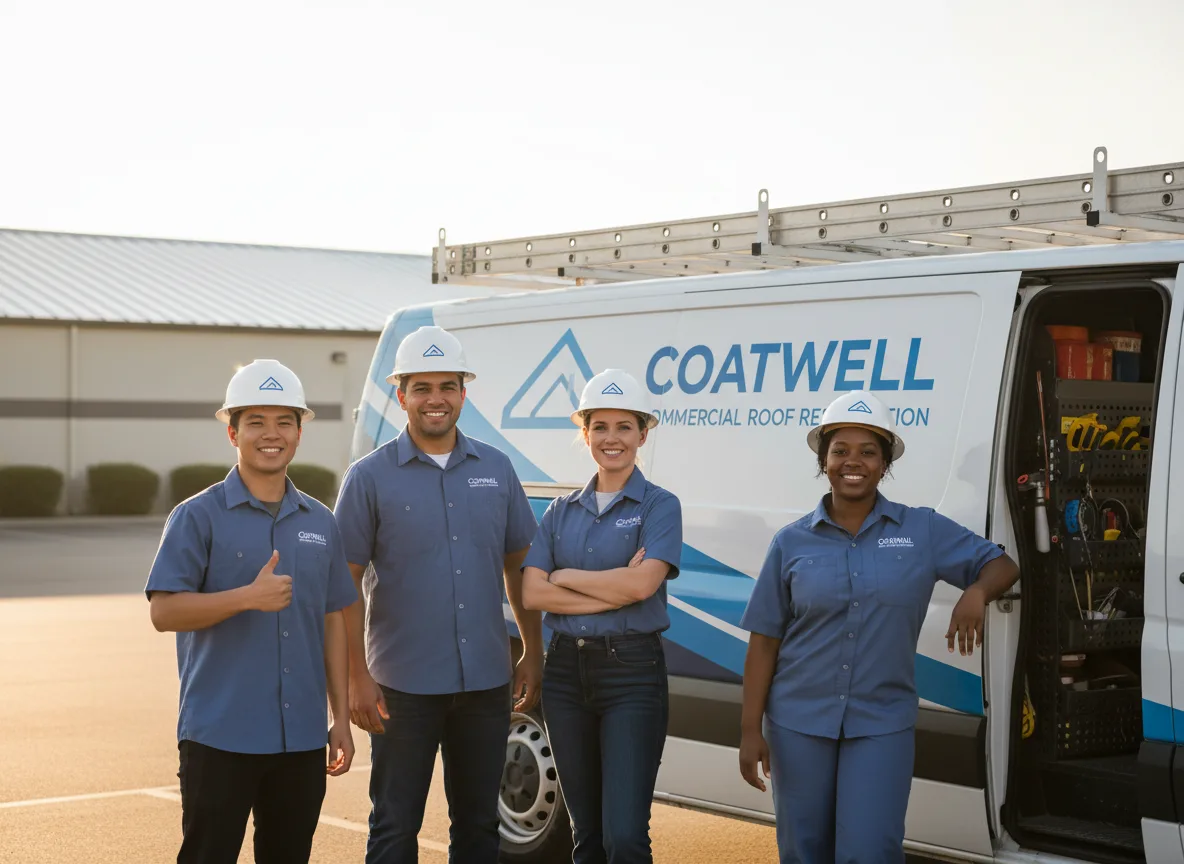 Commercial roof coating company in Piercy, CA